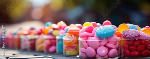 Unique colorful candy