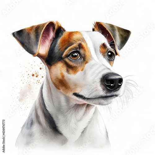 jack russell terrier portrait © Man888