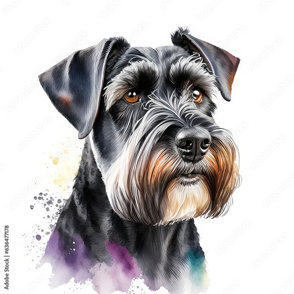 portrait of a terrier