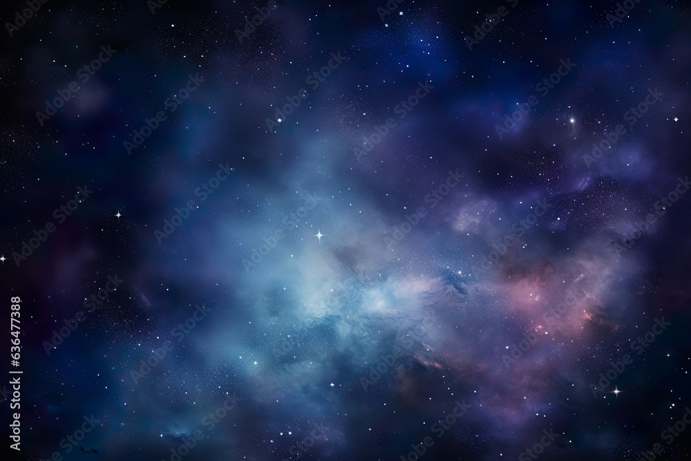 Night sky - Universe filled with stars, nebula and galaxy | Generative AI