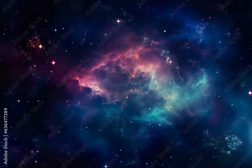 Night sky - Universe filled with stars, nebula and galaxy | Generative AI Night sky - Universe filled with stars, nebula and galaxy | Generative AI