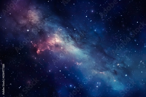 Night sky - Universe filled with stars, nebula and galaxy | Generative AI