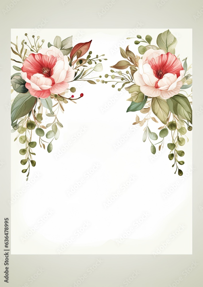 Personalize, Fill in the Blank, design Template Illustration and backgrounds for party and celebration printed invitations, posters, flyers, and banners, white, floral, flowers, thank you, note cards