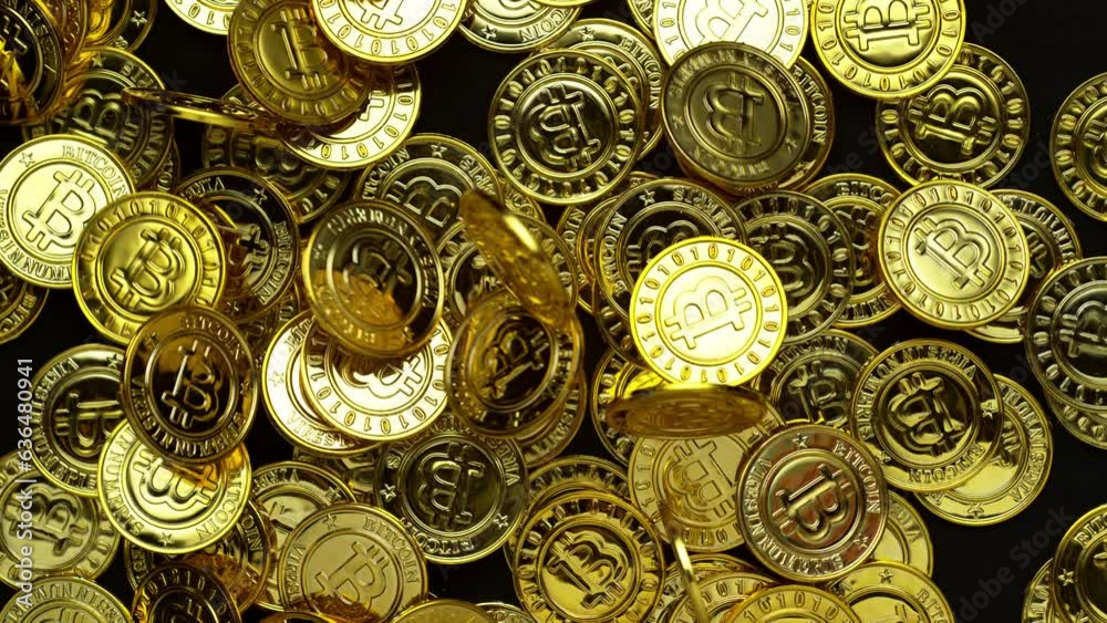 Bitcoin and Cryptocurrency Business Concept Bitcoin and Cryptocurrency Business Concept