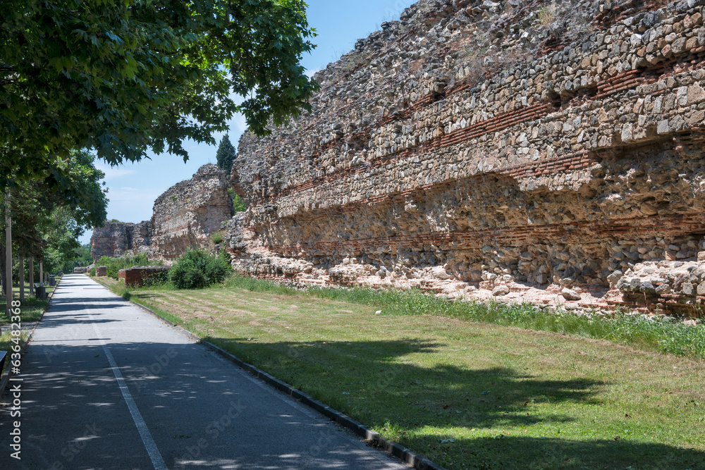 Ruins of Roman fortifications in town of Hisarya, Bulgaria Ruins of Roman fortifications in town of Hisarya, Bulgaria