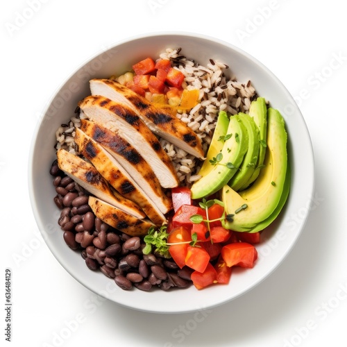 Healthy Grain Bowl with Gri...