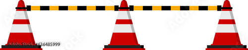 カラーコーン・パイロンとコーンバー（Color cone）