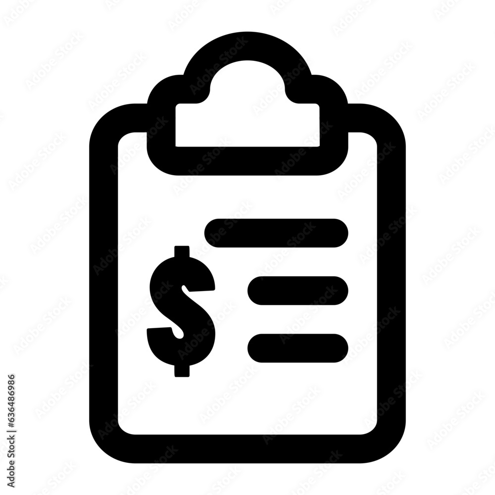 bill icon line style, best for web bill icon line style, best for web