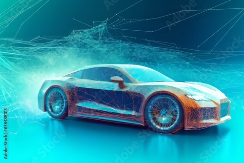 スポーツカー,Generative AI AI画像