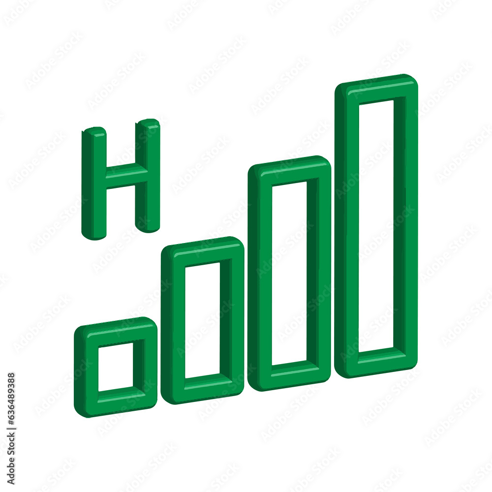 Illustration Vector graphic of signal bar icon Illustration Vector graphic of signal bar icon