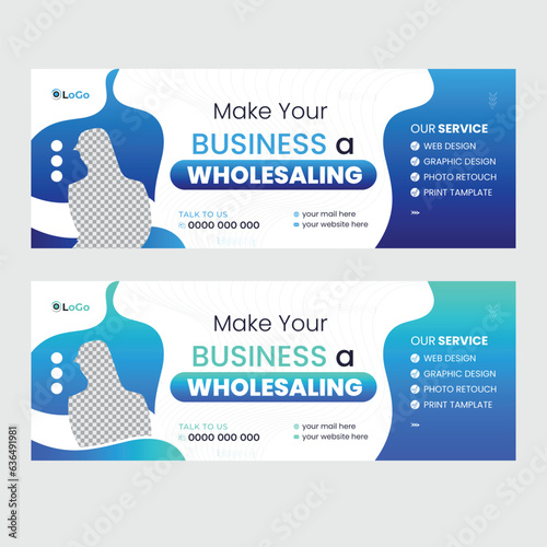 Creative Marketing Facebook cover design 