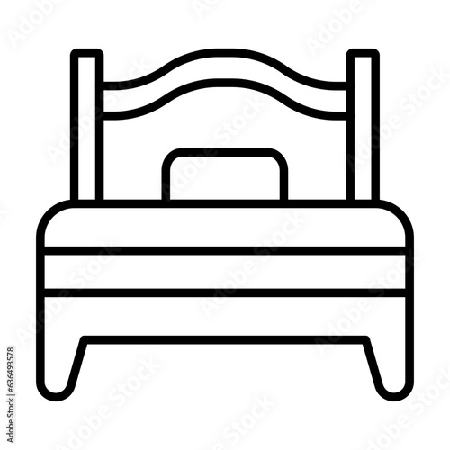 Single Bed Icon
