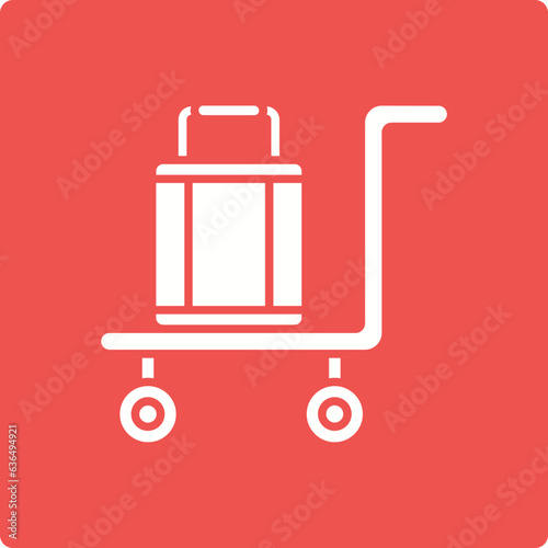 Luggage Cart Icon