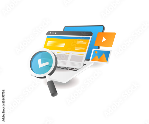 Search for information web pages