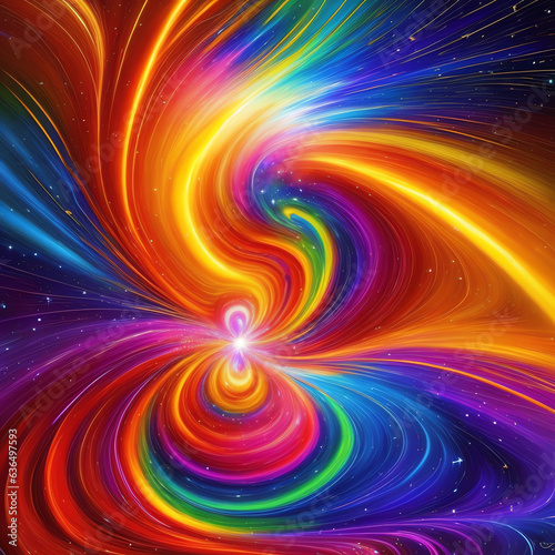 Abstract Galaxy colorful background style photo