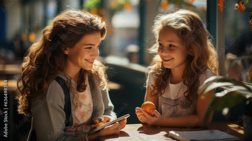 two girls sitting on a bench two girls sitting on a bench