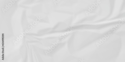White crumple paper wrinkled poster template  blank glued creased paper texture background. white paper crumled backdrop background. used for cardboard and clarkboard.