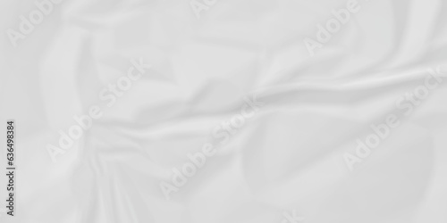 White crumple paper wrinkled poster template ,blank glued creased paper texture background. white paper crumled backdrop background. used for cardboard and clarkboard.