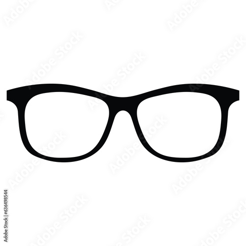 Eyeglasses, glasses icon. Vector flat illustration on white background..eps