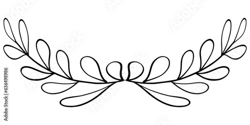 Laurel wreaths and branches vector illustration