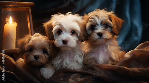 Puppies on Christmas © Montana Photo&Design