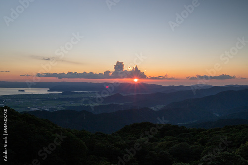 山頂の日の出