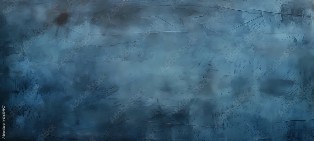 A Grunge blue background texture with some spots and stains on it for wallpapers and backgrounds, Generations AI illustrations.