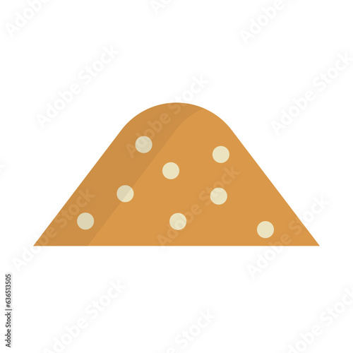 Simple mud icon. Soil. Vector.