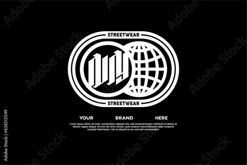 streetwear template for modern design clothing