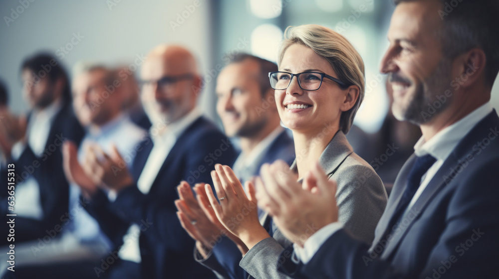 business people applauding business people applauding