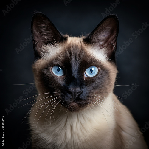 a Siamese cat Generative AI