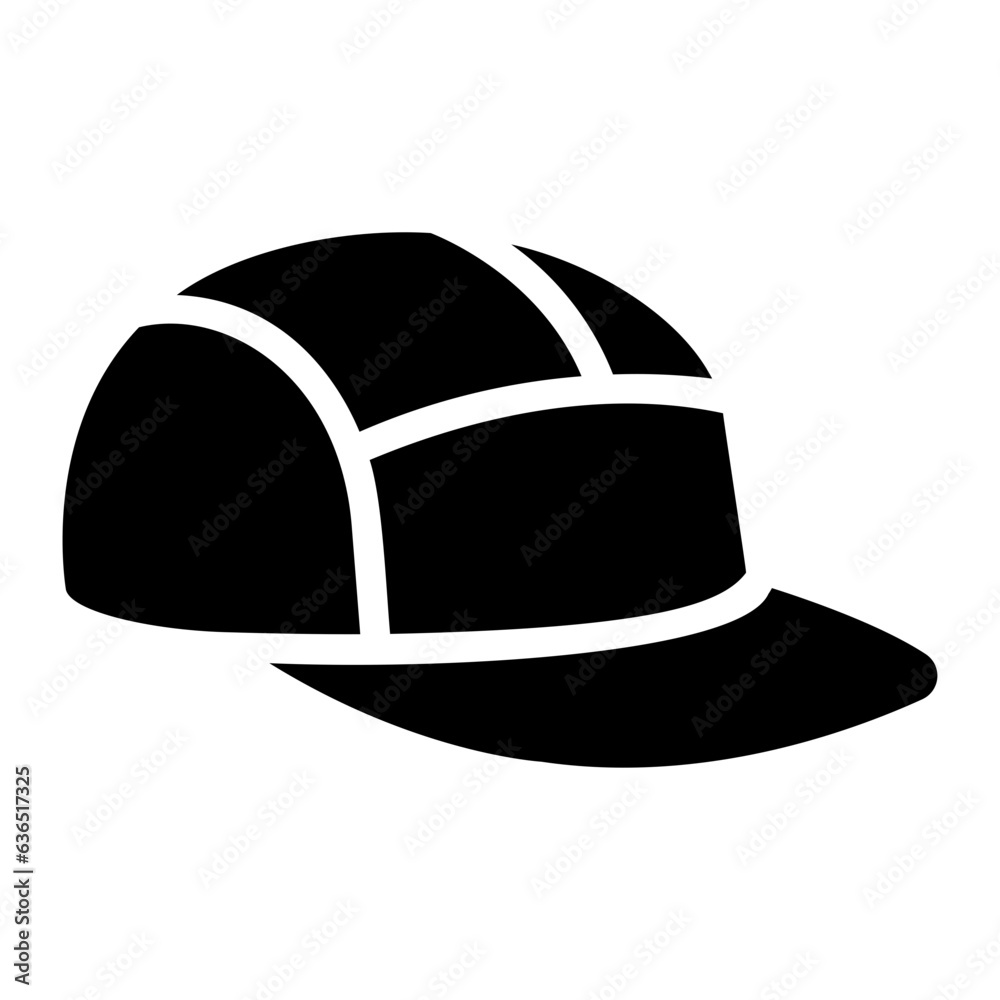 Fototapeta premium cap Solid icon