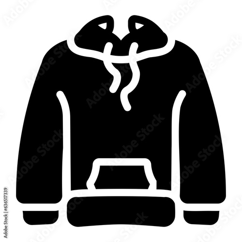 hoodie Solid icon