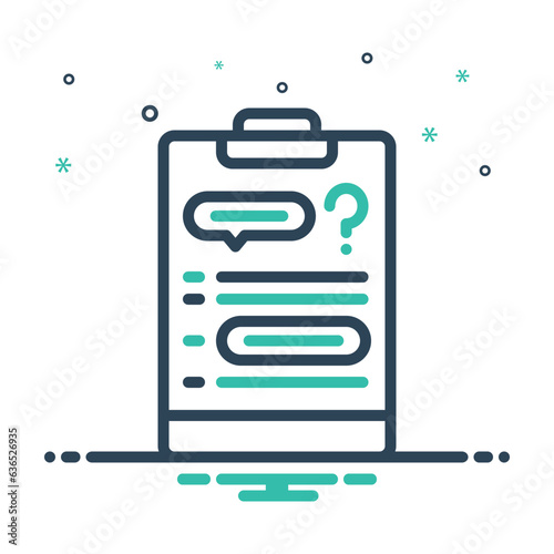 Mix icon for answer 