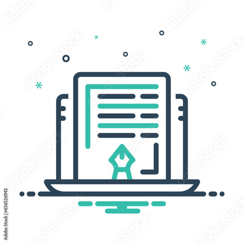 Mix icon for editorial