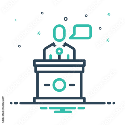 Mix icon for defendant 
