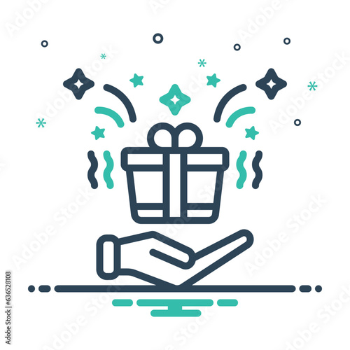 Mix icon for refers 