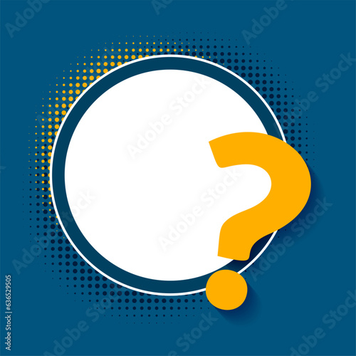 question mark sign blank background solve problem or puzzle