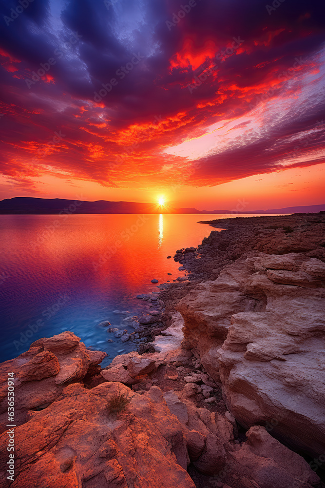 Beautiful Sunset Seascape