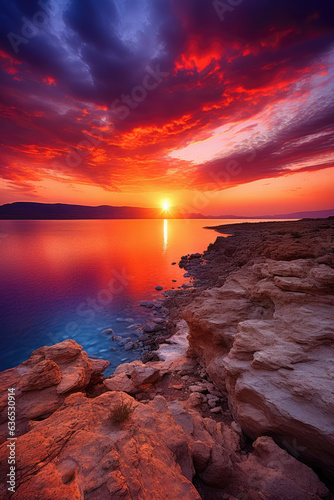 Beautiful Sunset Seascape