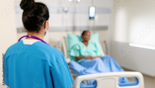 blurry soft focus healthcare-themed background for hospital website or medical facility