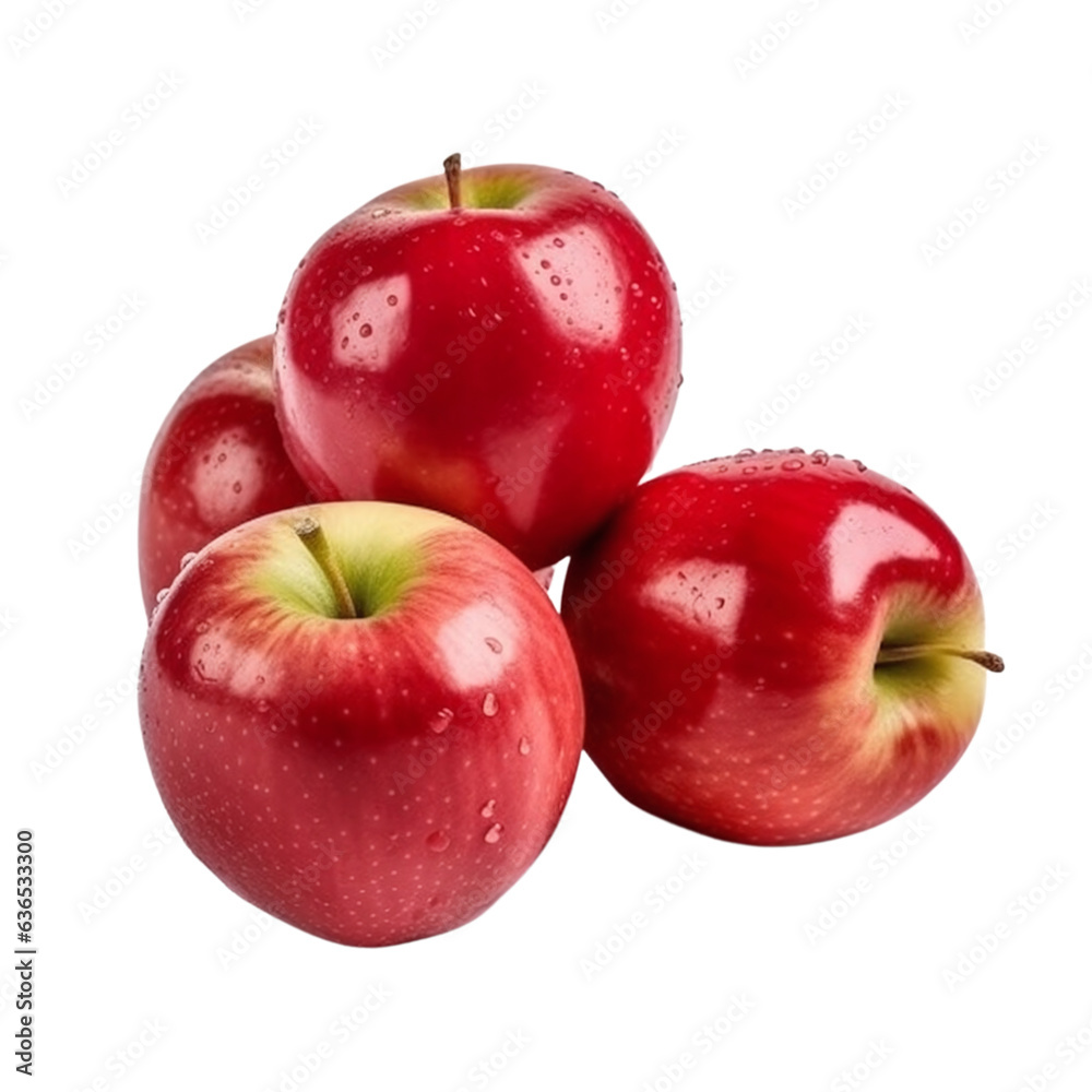 Transparent Red Apples Transparent Red Apples