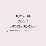 maulid nabi muhammad slogan, typography graphic design, vektor illustration, for t-shirt, background, web background, poster and more.