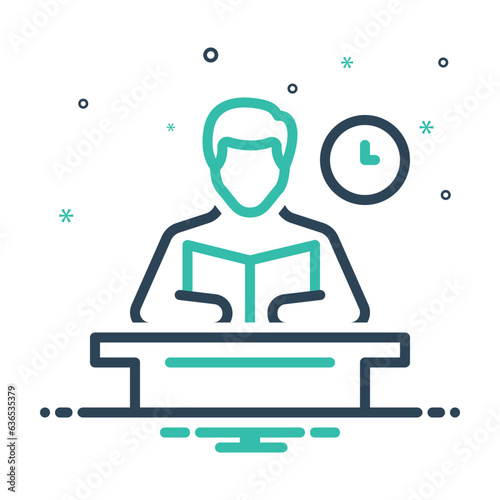 Mix icon for preparation 