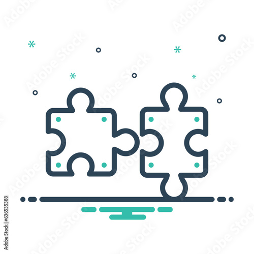 Mix icon for puzzles 