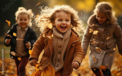 Autumn Fool's Day: Child Play and Enjoy Time.