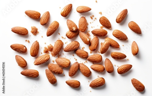 Crunchy Almonds Ingredient App Icon Recipe Symbol Proficiency. Generative AI