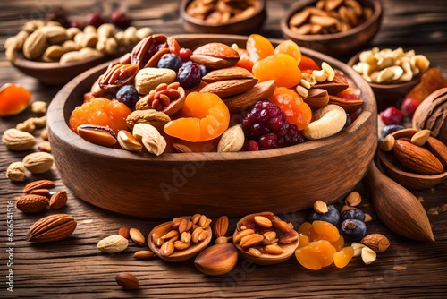nuts and dried fruit