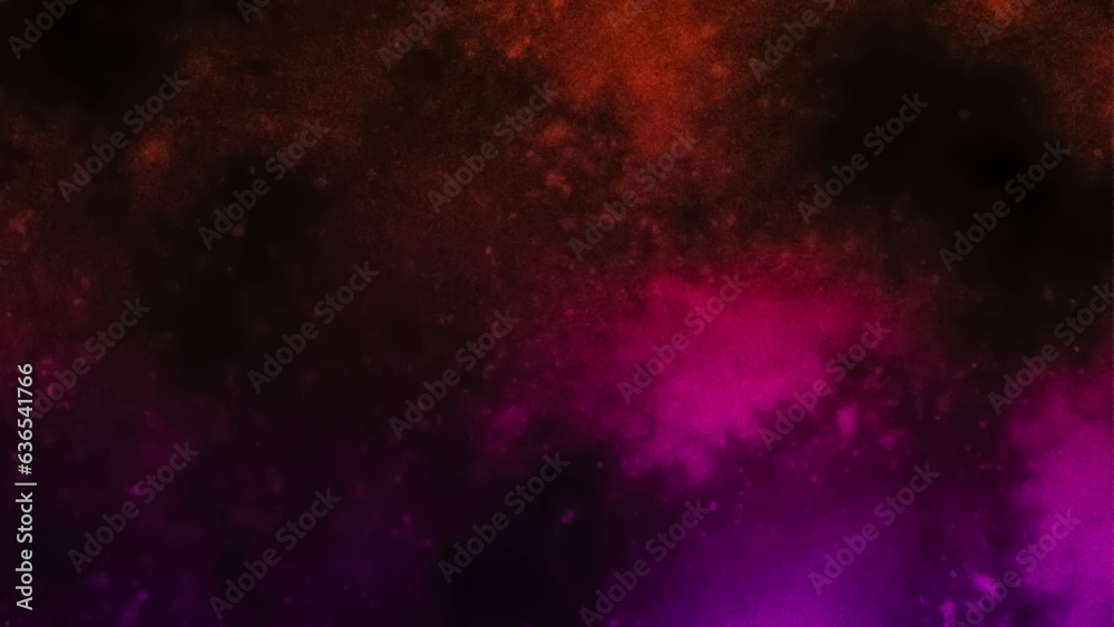 watercolor space. dark red, pink watercolor background. 