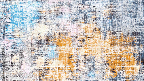 Carpet and Rugs textile design with grunge and distressed texture repeat pattern  